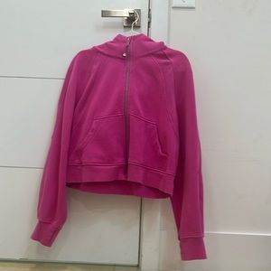 lululemon sonic pink scuba size 4 half zip